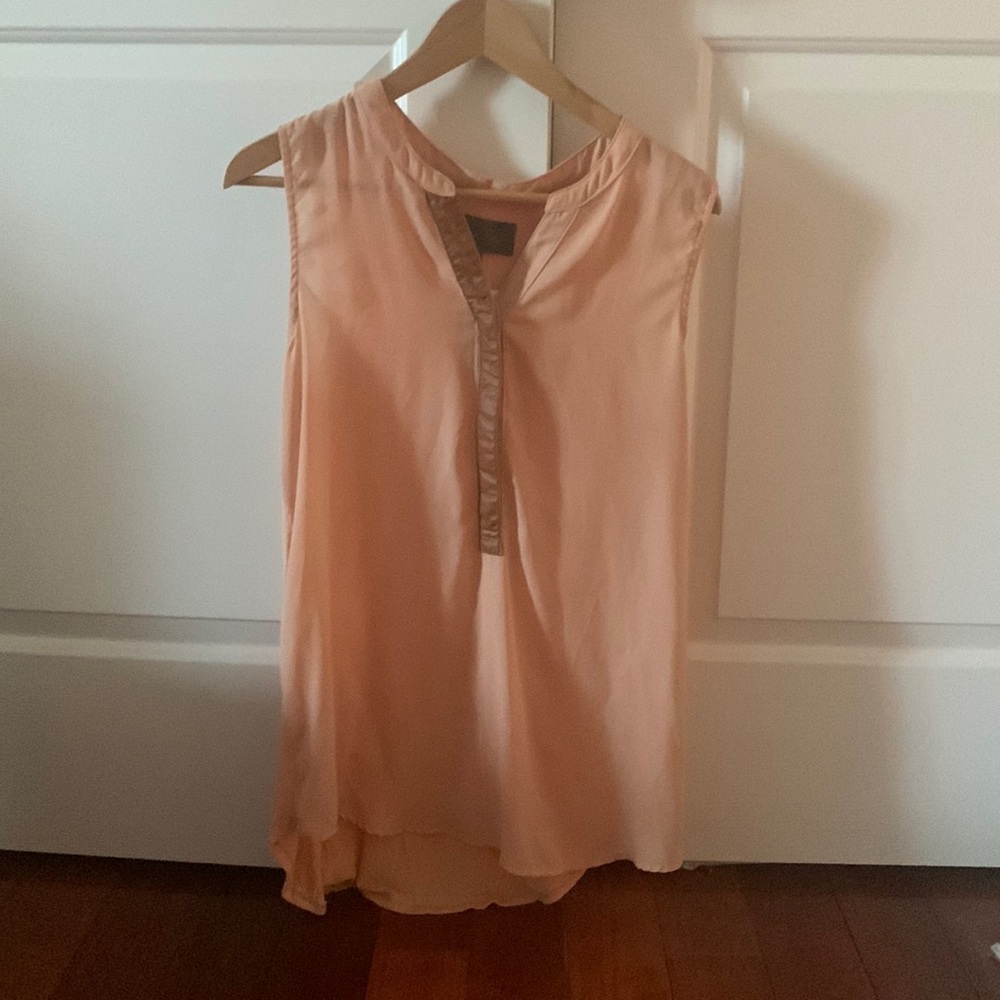 Anthropologie Sleevless tunic/shirt size M
